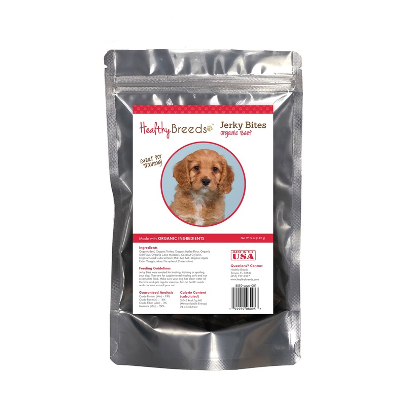 Cavapoo Jerky Bites Beef Recipe Dog Treats 5 oz