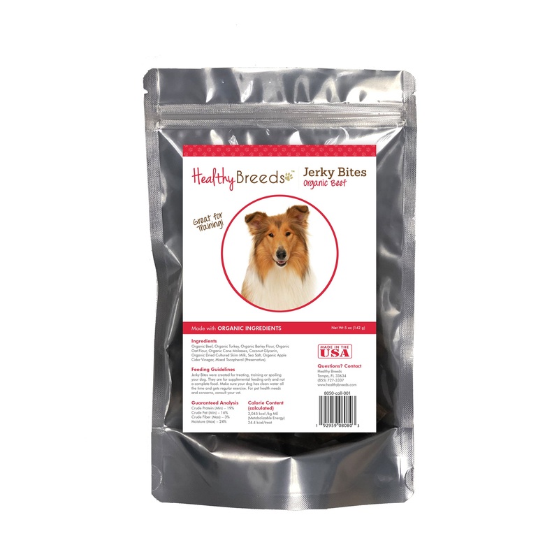 Collie Jerky Bites Beef Recipe Dog Treats 5 oz