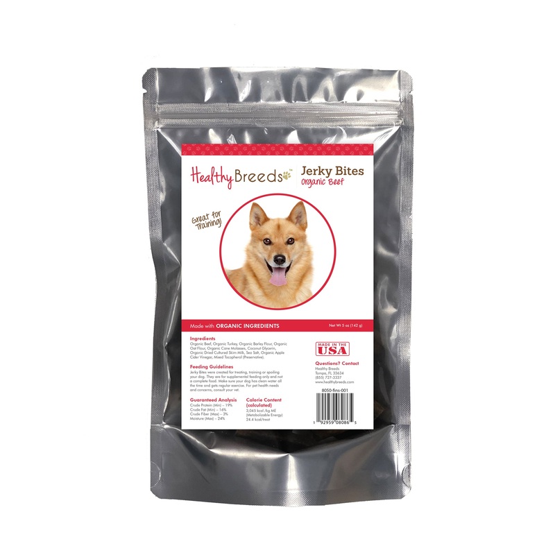 Finnish Spitz Jerky Bites Beef Recipe Dog Treats 5 oz
