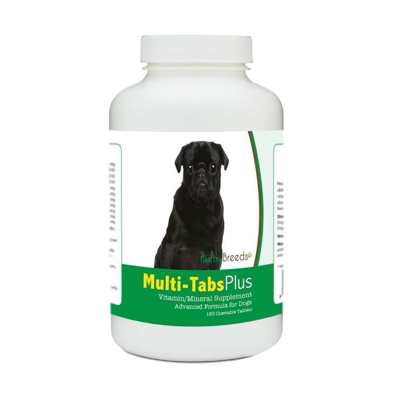 Pug Multi-Tabs Plus Chewable Tablets 180 Count