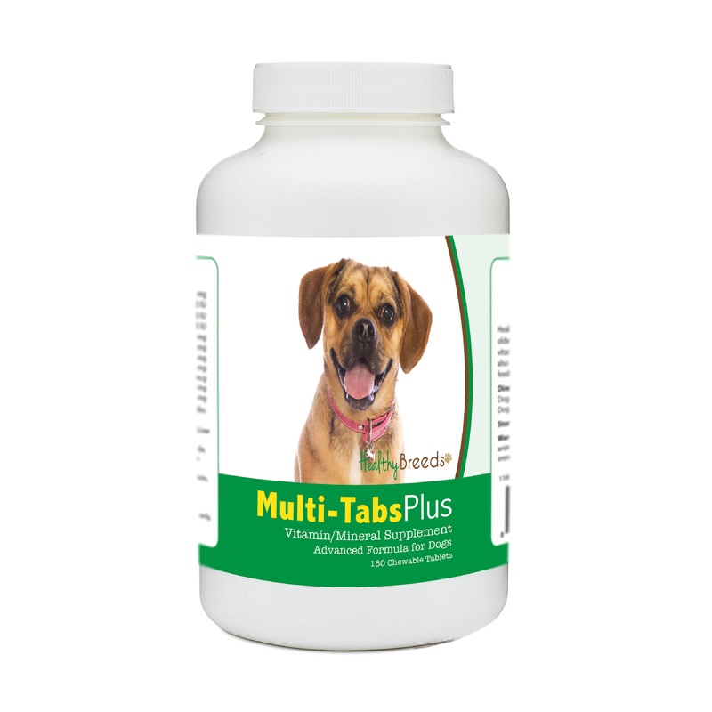 Puggle Multi-Tabs Plus Chewable Tablets 180 Count