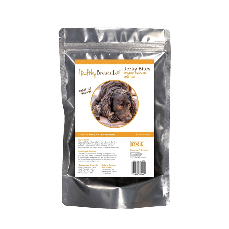American Water Spaniel Jerky Bites Chicken & Rice Recipe Dog Treats 5 oz