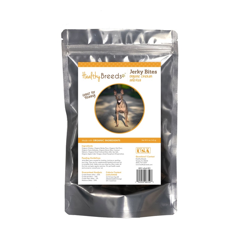 AmericanHairlessTerrier Jerky Bites Chicken & Rice Recipe Dog Treats 5 oz