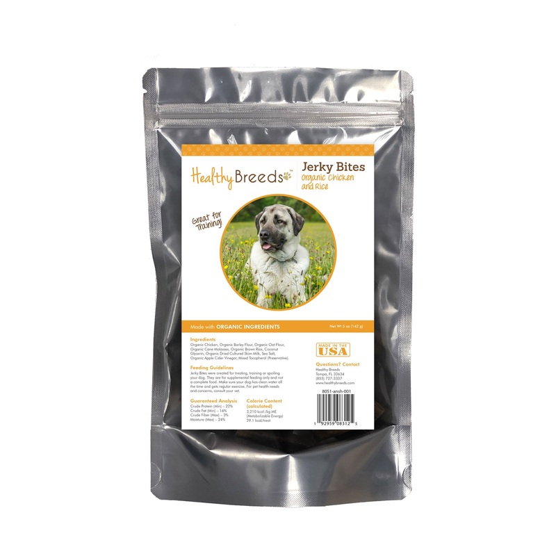 Anatolian Shepherd Dog Jerky Bites Chicken & Rice Recipe Dog Treats 5 oz