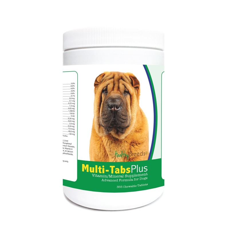 Chinese Shar Pei Multi-Tabs Plus Chewable Tablets 365 Count
