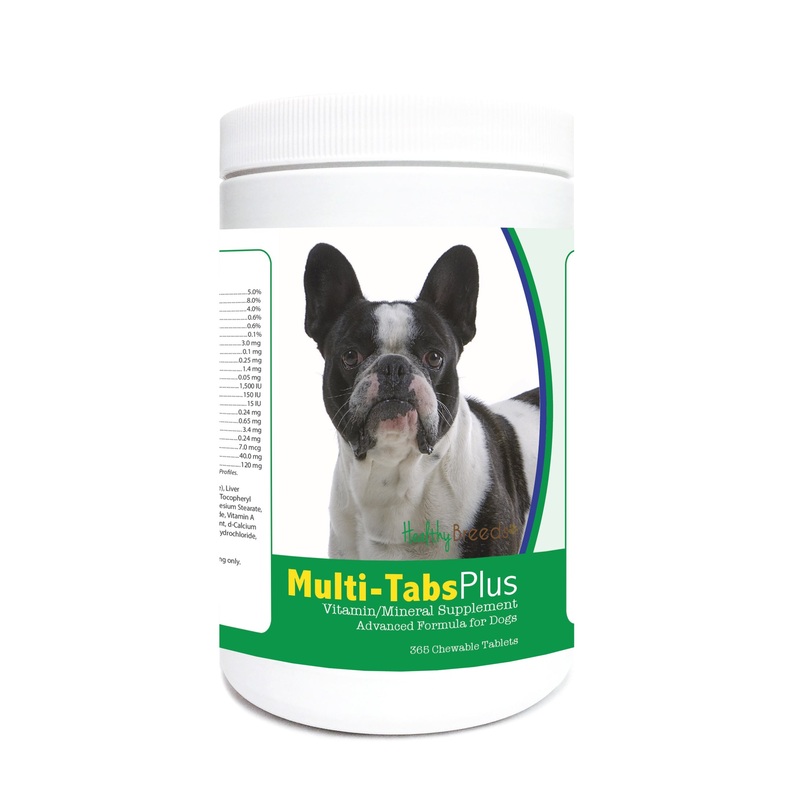 French Bulldog Multi-Tabs Plus Chewable Tablets 365 Count