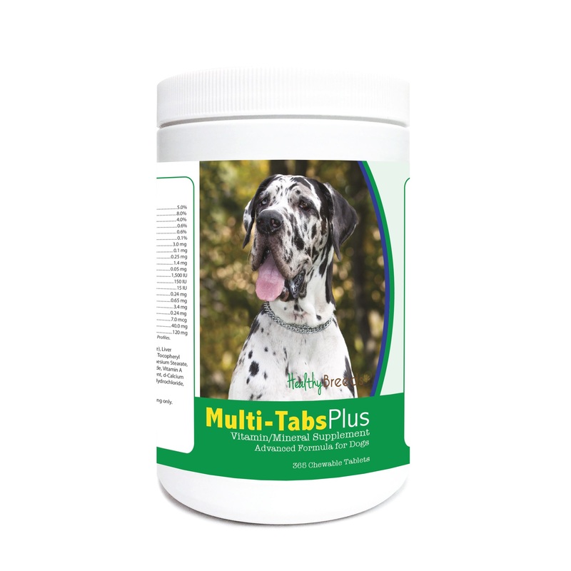 Great Dane Multi-Tabs Plus Chewable Tablets 365 Count