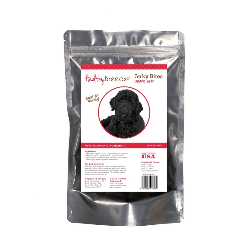 Portuguese Water Dog Jerky Bites Beef Recipe Dog Treats 5 oz