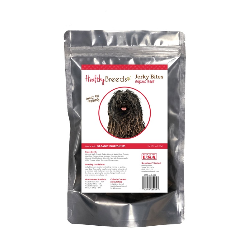 Pulik Jerky Bites Beef Recipe Dog Treats 5 oz