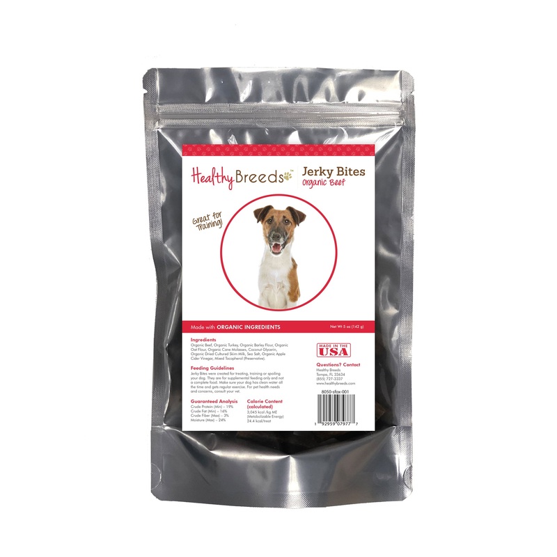 Smooth Fox Terrier Jerky Bites Beef Recipe Dog Treats 5 oz