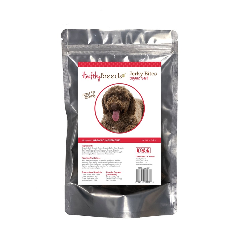 Spanish Water Dog Jerky Bites Beef Recipe Dog Treats 5 oz