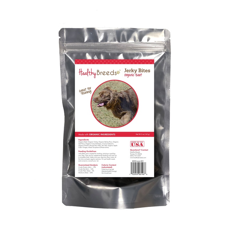 Sussex Spaniel Jerky Bites Beef Recipe Dog Treats 5 oz