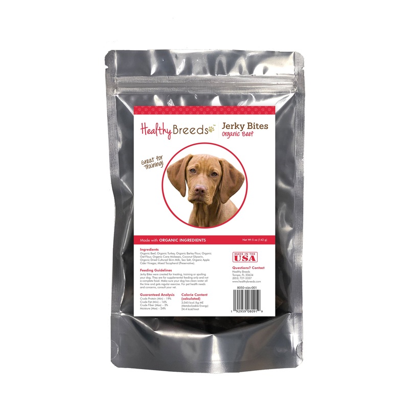 Vizsla Jerky Bites Beef Recipe Dog Treats 5 oz