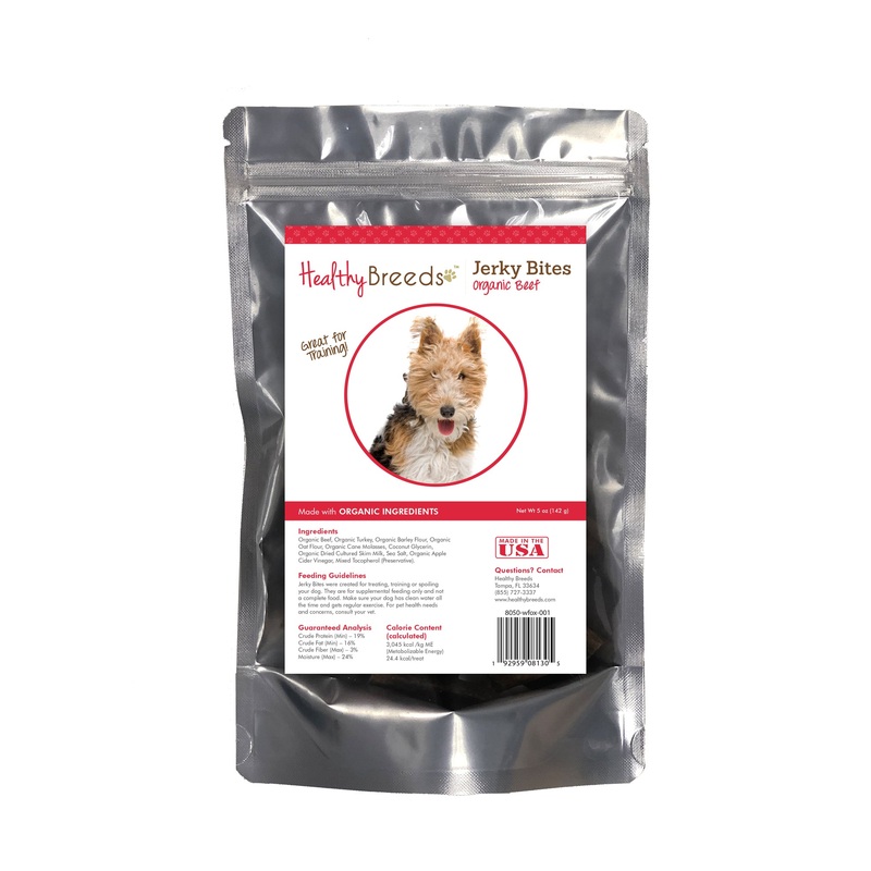 Wire Fox Terrier Jerky Bites Beef Recipe Dog Treats 5 oz