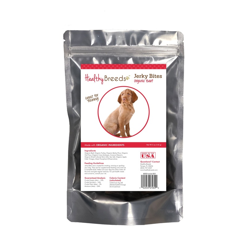 Wirehaired Vizsla Jerky Bites Beef Recipe Dog Treats 5 oz
