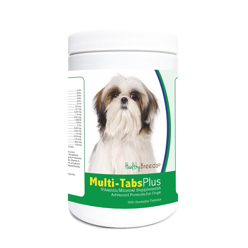 Shih Tzu Multi-Tabs Plus Chewable Tablets 365 Count