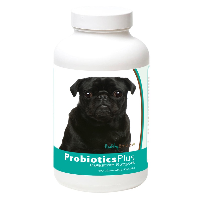 Pug Probiotic and Digestive Support for Dogs 60 Count