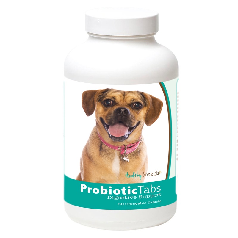 Puggle Probiotic and Digestive Support for Dogs 60 Count