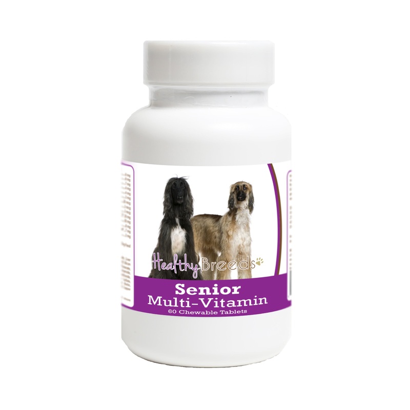 Afghan Hound Senior Dog Multivitamin Tablets 60 Count