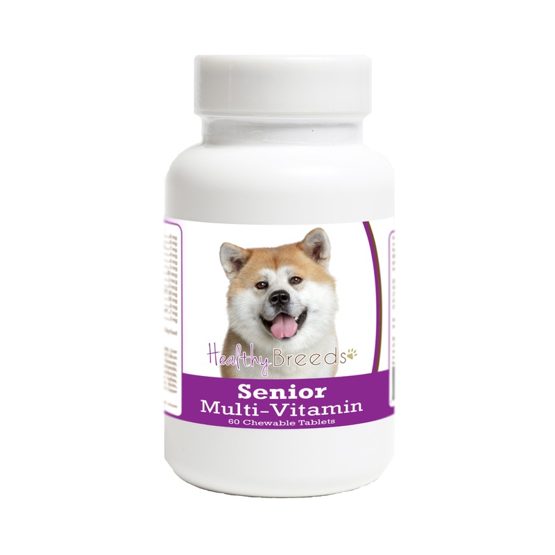 Akita Senior Dog Multivitamin Tablets 60 Count
