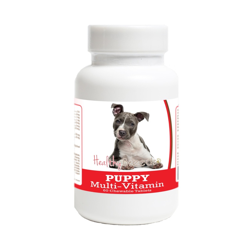American Staffordshire Terrier Puppy Dog Multivitamin Tablet 60 Count