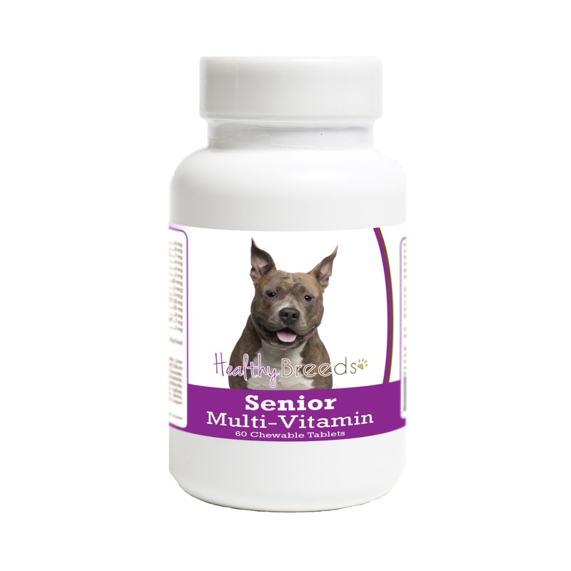 American Staffordshire Terrier Senior Dog Multivitamin Tablets 60 Count