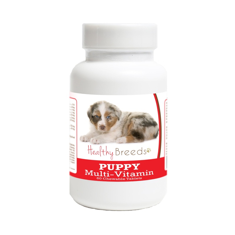 Australian Shepherd Puppy Dog Multivitamin Tablet 60 Count
