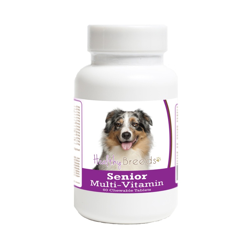 Australian Shepherd Senior Dog Multivitamin Tablets 60 Count