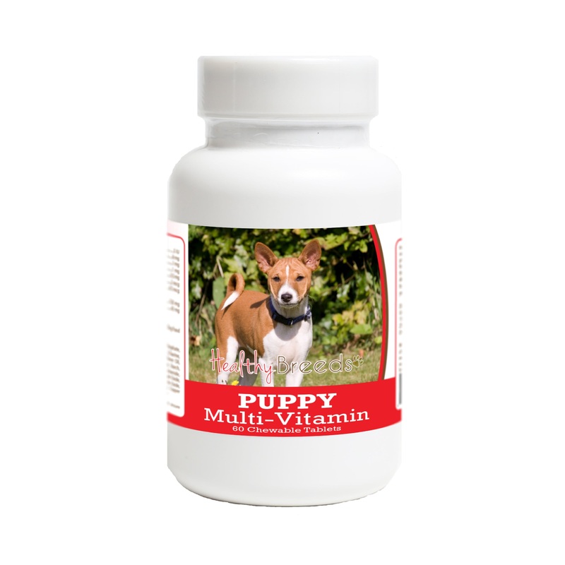Basenji Puppy Dog Multivitamin Tablet 60 Count