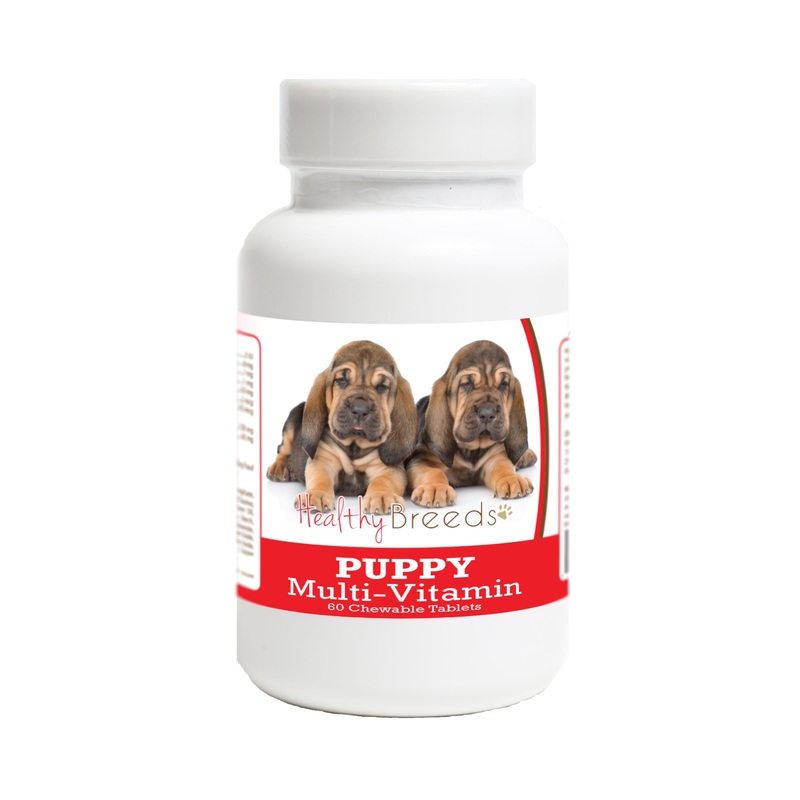 Bloodhound Puppy Dog Multivitamin Tablet 60 Count