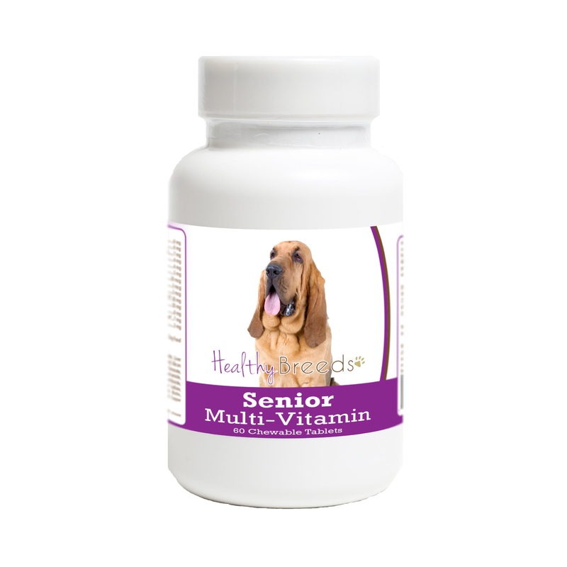 Bloodhound Senior Dog Multivitamin Tablets 60 Count