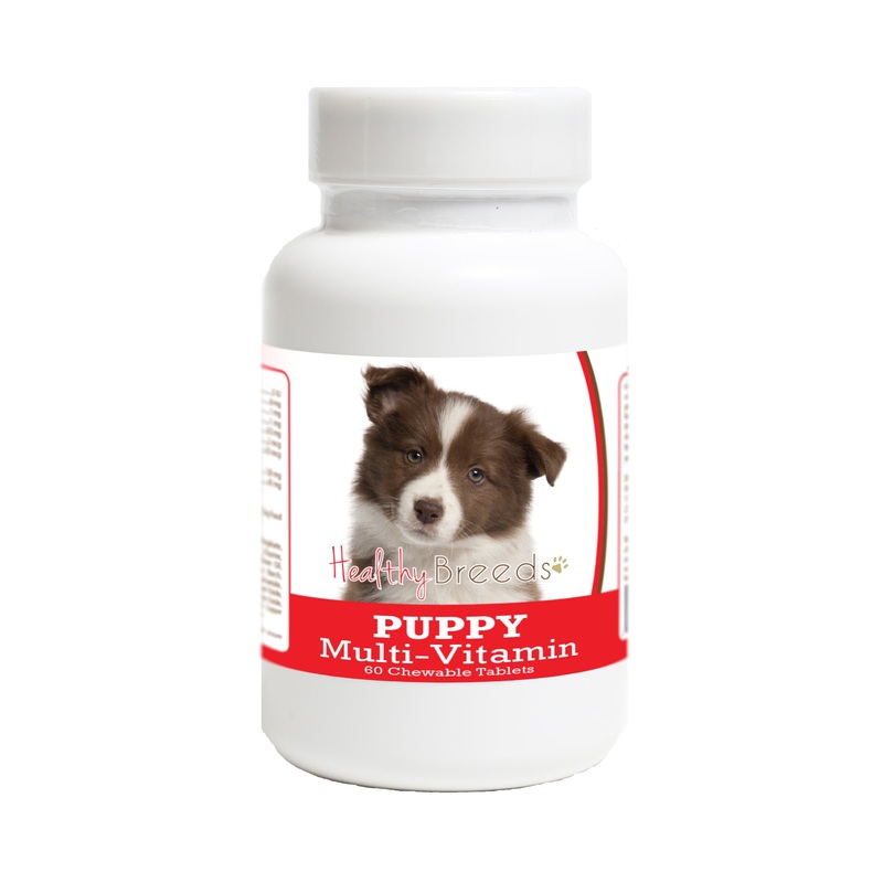 Border Collie Puppy Dog Multivitamin Tablet 60 Count