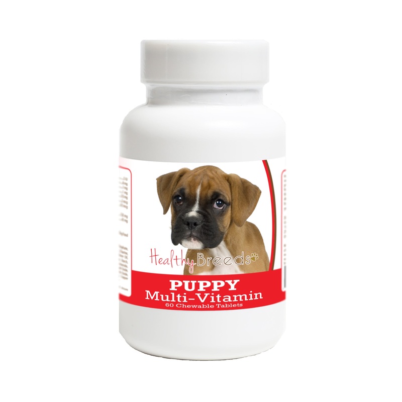 Boxer Puppy Dog Multivitamin Tablet 60 Count