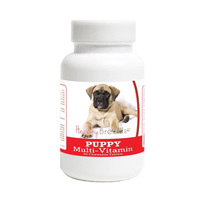Bullmastiff Puppy Dog Multivitamin Tablet 60 Count