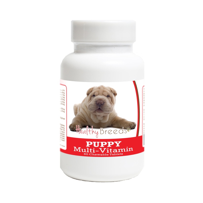 Chinese Shar Pei Puppy Dog Multivitamin Tablet 60 Count