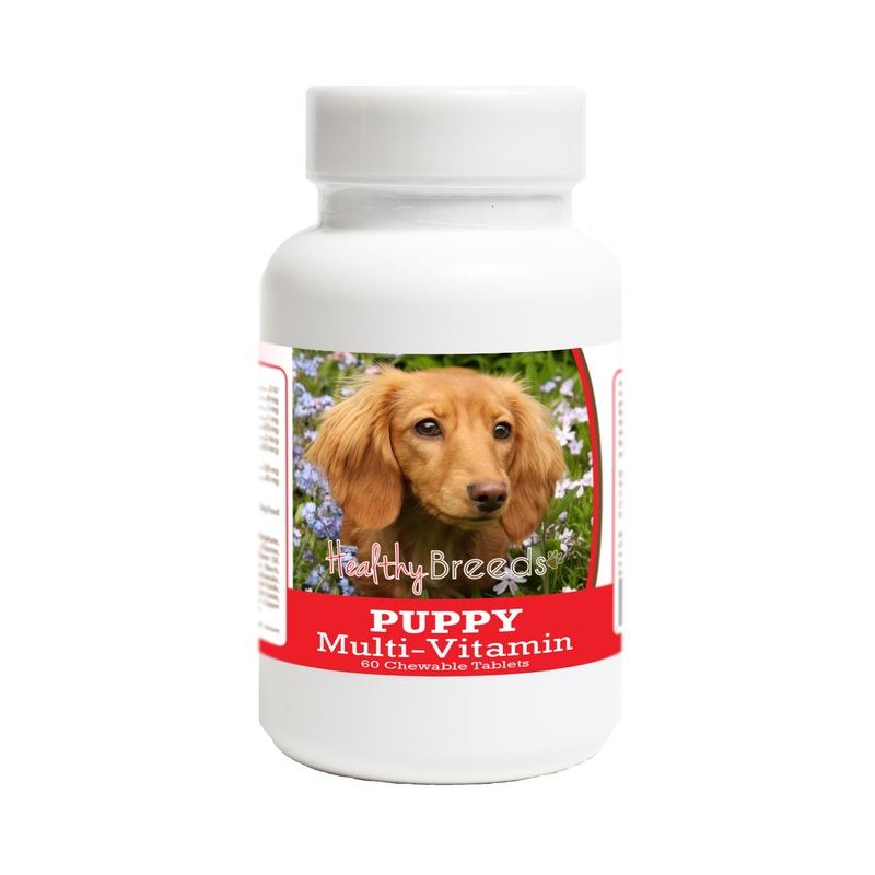 Dachshund Puppy Dog Multivitamin Tablet 60 Count
