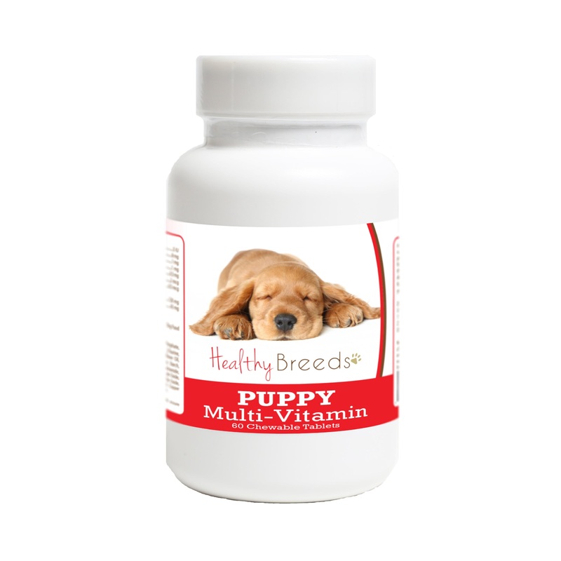 English Cocker Spaniel Puppy Dog Multivitamin Tablet 60 Count