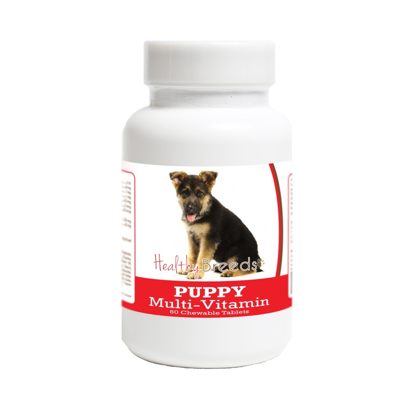 German Shepherd Puppy Dog Multivitamin Tablet 60 Count