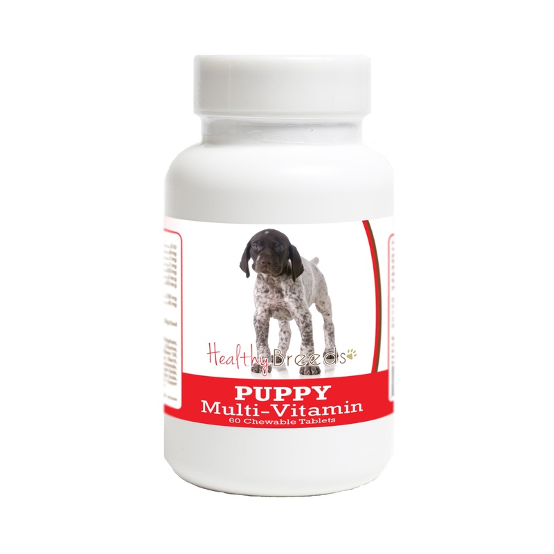 German Shorthaired Pointer Puppy Dog Multivitamin Tablet 60 Count