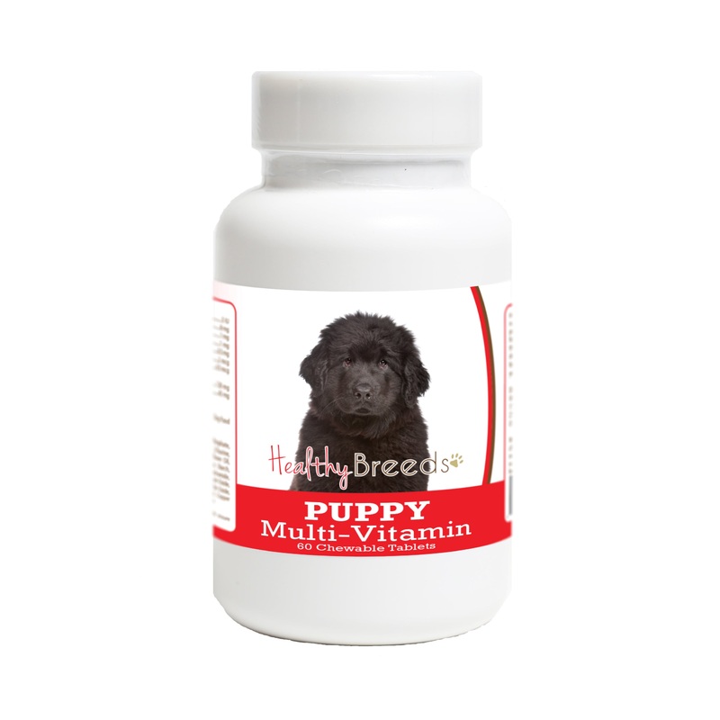 Newfoundland Puppy Dog Multivitamin Tablet 60 Count