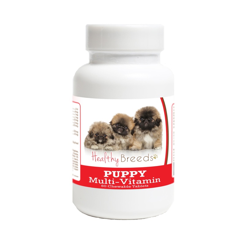 Pekingese Puppy Dog Multivitamin Tablet 60 Count