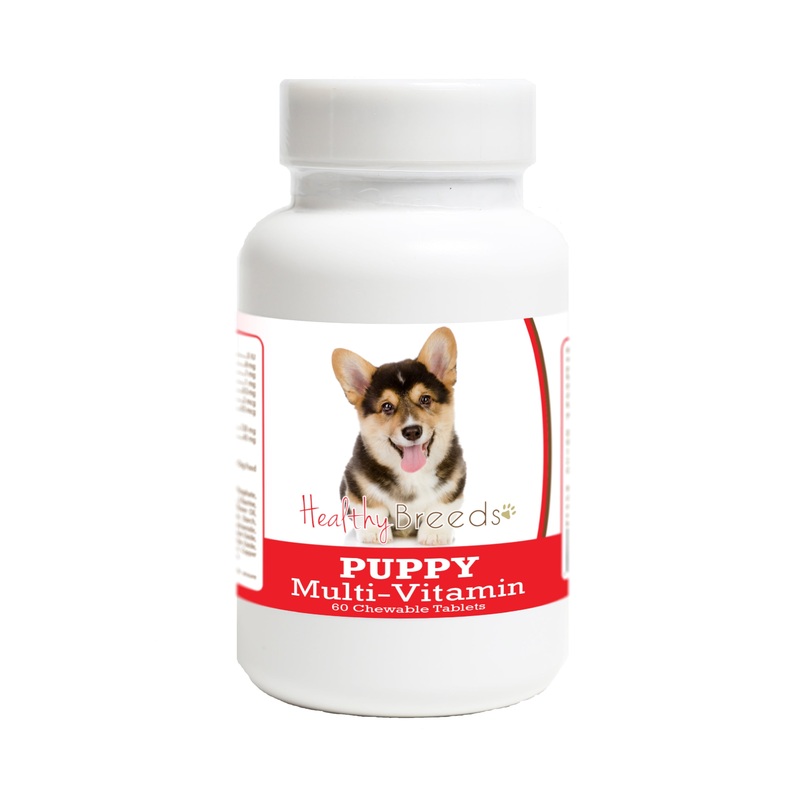 Pembroke Welsh Corgi Puppy Dog Multivitamin Tablet 60 Count