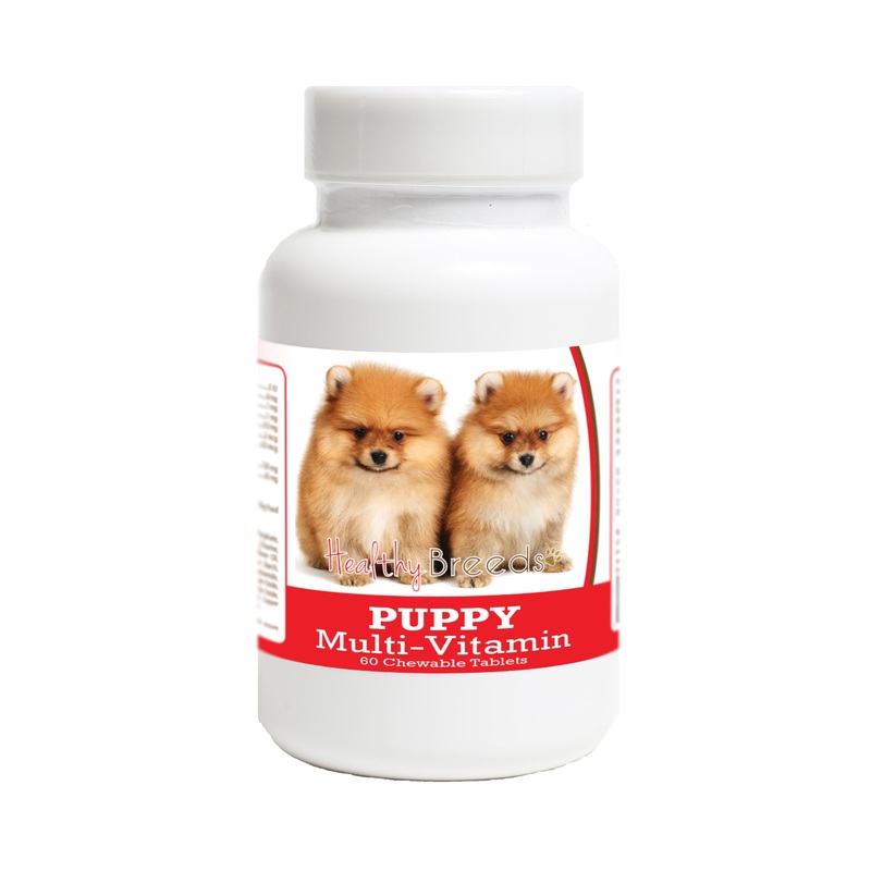 Pomeranian Puppy Dog Multivitamin Tablet 60 Count