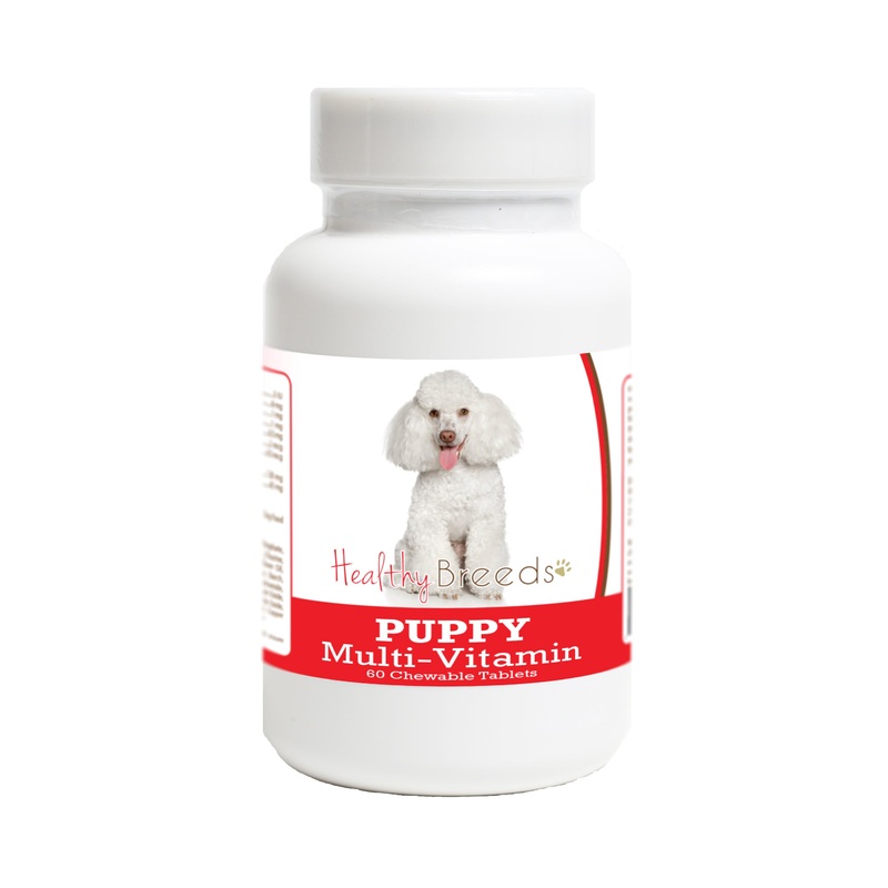 Poodle Puppy Dog Multivitamin Tablet 60 Count
