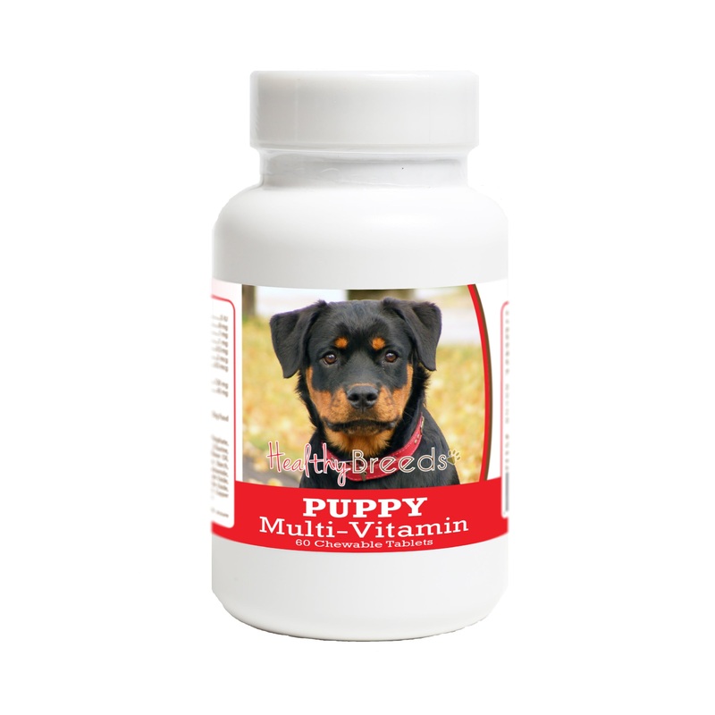 Rottweiler Puppy Dog Multivitamin Tablet 60 Count
