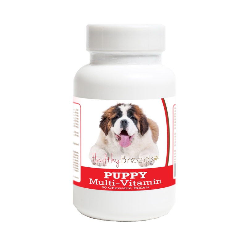 Saint Bernard Puppy Dog Multivitamin Tablet 60 Count