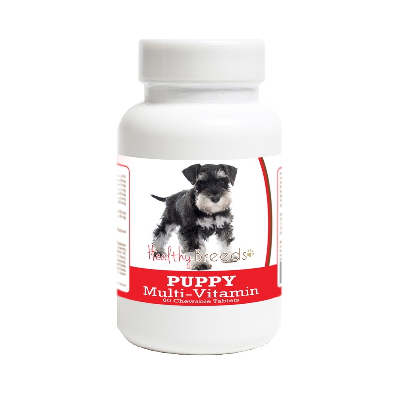 Standard Schnauzer Puppy Dog Multivitamin Tablet 60 Count
