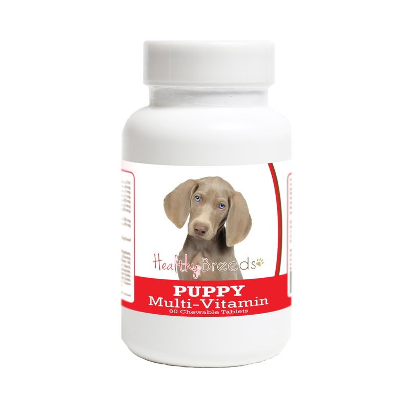 Weimaraner Puppy Dog Multivitamin Tablet 60 Count