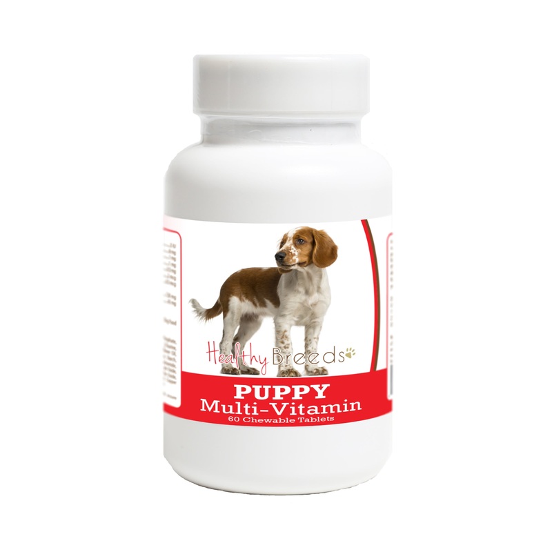 Welsh Springer Spaniel Puppy Dog Multivitamin Tablet 60 Count