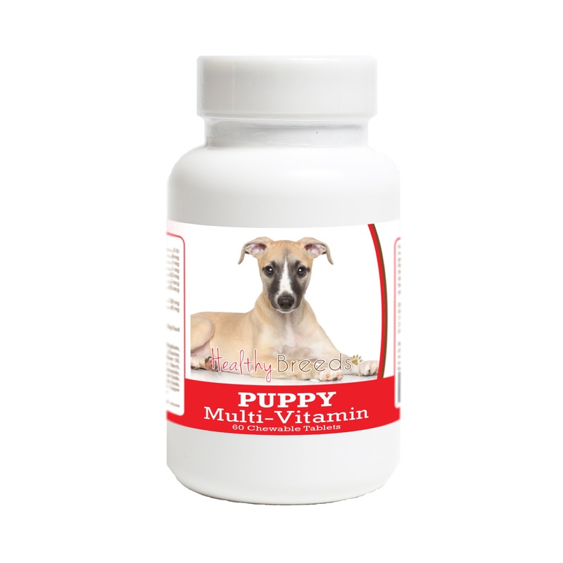 Whippet Puppy Dog Multivitamin Tablet 60 Count